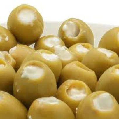 Olives farcies au fromage frais
