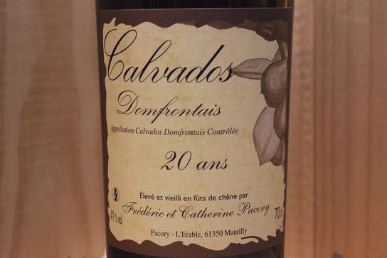 Calvados Pacory 20 ans