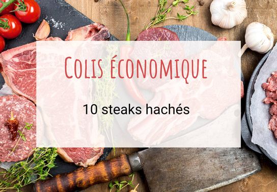 Colis  économique :10 steaks hachés