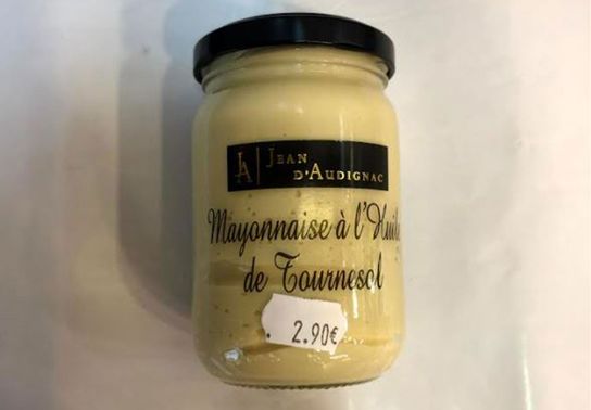 Mayonnaise à l'huile de tournesol Jean d'Audignac