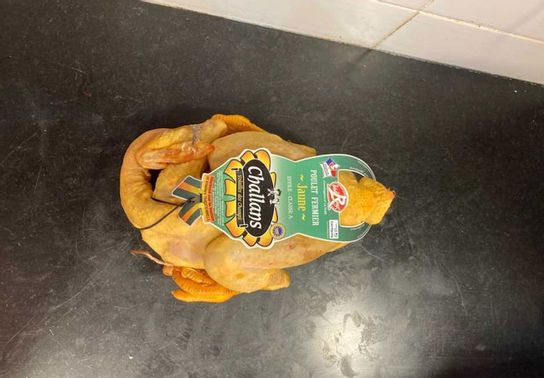 Poulet fermier jaune Challans Label Rouge