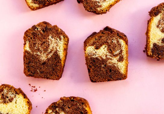 Cake marbré - 6 parts