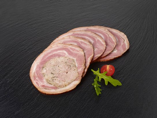 Poitrine cuite à l'andouille