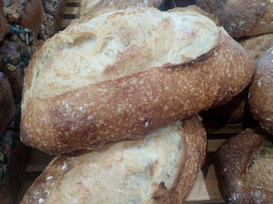 Pain tradition long bio au levain