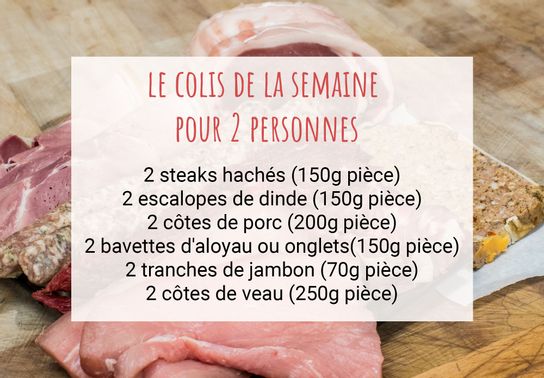 Le colis de la semaine pour 2 personnes