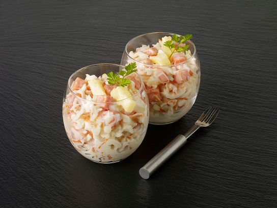 Salade surimi ananas