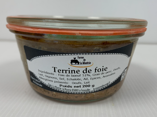 TERRINE DE FOIE DE BOEUF