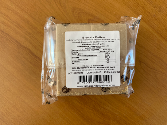 Les Biscuits Salés de Tonton René : FACON PREFOU