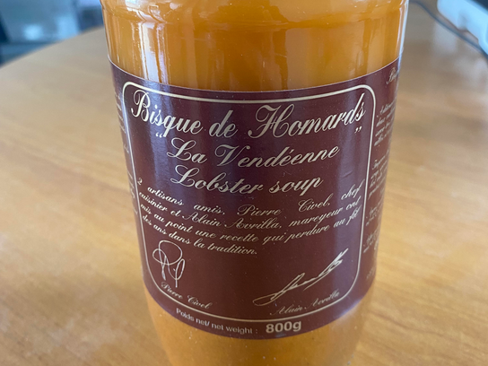 Bisque de Homards : LA VENDEENNE