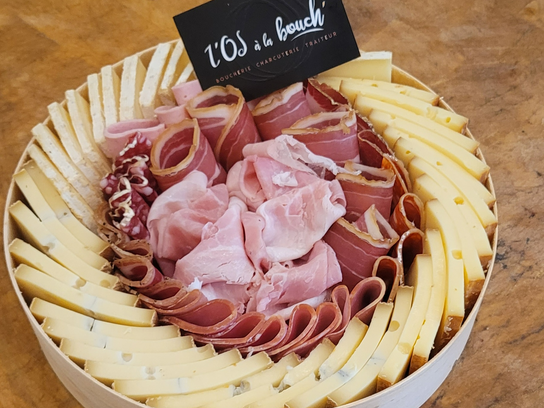 Le plateau Raclette(charcuterie et fromage mixte)
