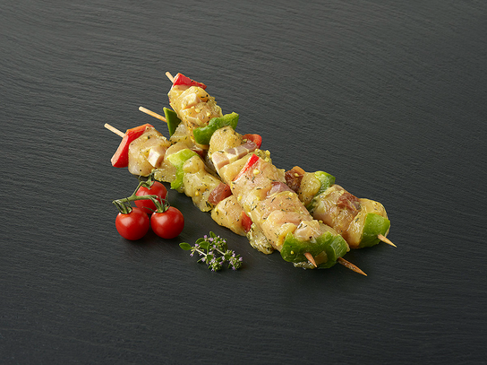 Brochette de dinde au curry