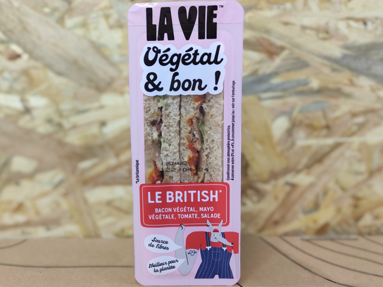 Club Sandwich Vegan Le British - La Vie