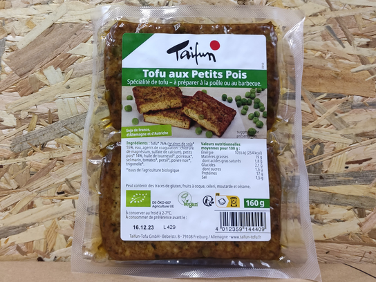 Tofu aux petits pois - Taifun