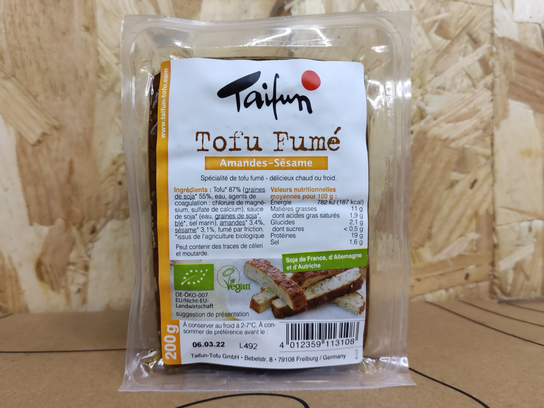 Tofu fumé amandes sésame - Taifun