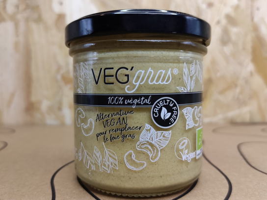 VEG'GRAS Senfas 140g - Le foie gras vegan & bio !
