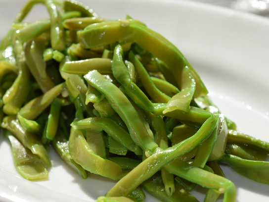 Haricots verts à la vapeur