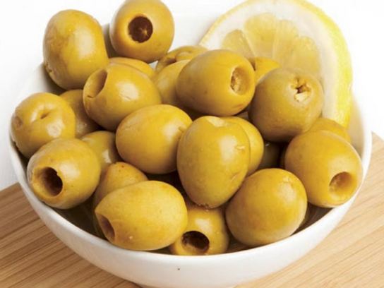 Olives vertes dénoyautées