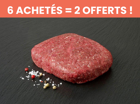 Steak haché 6 + 2 offerts