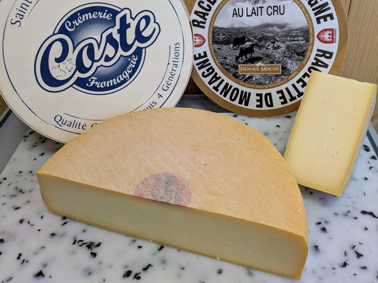 Raclette nature au lait cru