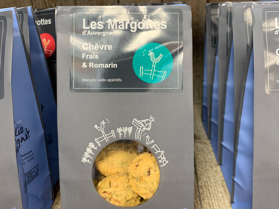 Biscuits apéritif Chèvre frais et Romarin