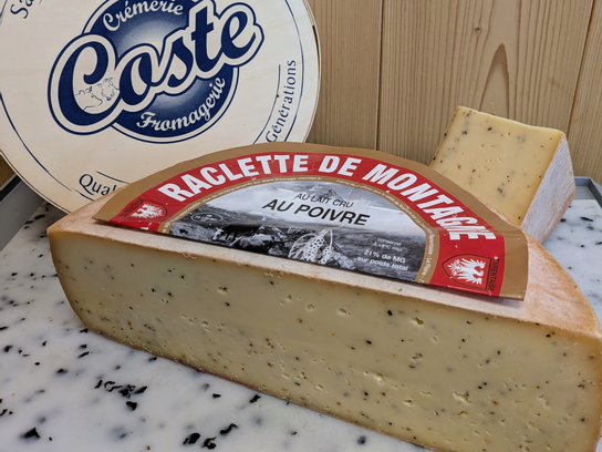 Raclette au poivre