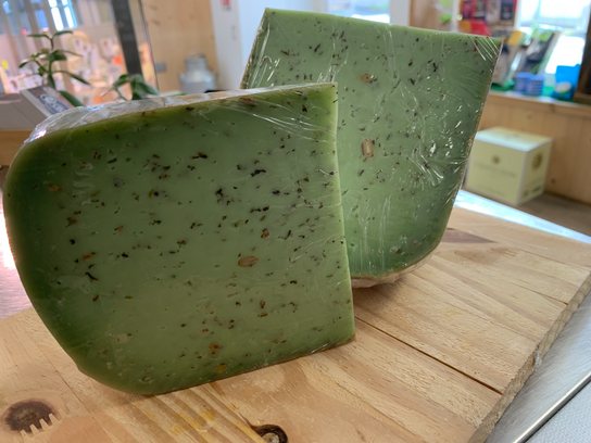 Gouda pesto vert