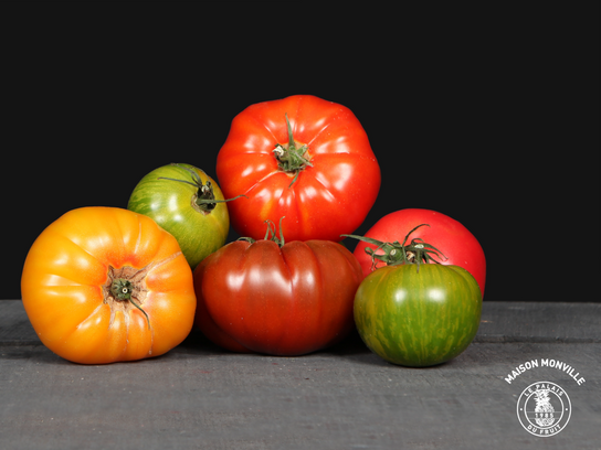 Tomates de la Drome (jeune, noir, rouge)