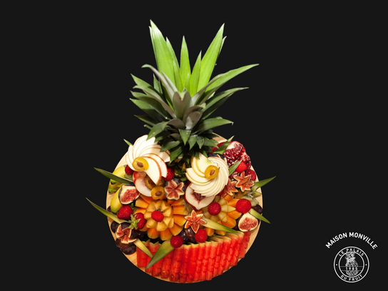 Corbeille de fruits découpés