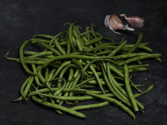 Haricots verts mange tout