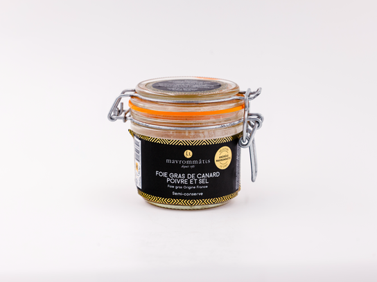 Verrine de foie gras de canard entier mi-cuit