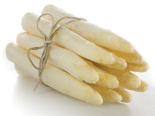 Pointe d'asperges blanches
