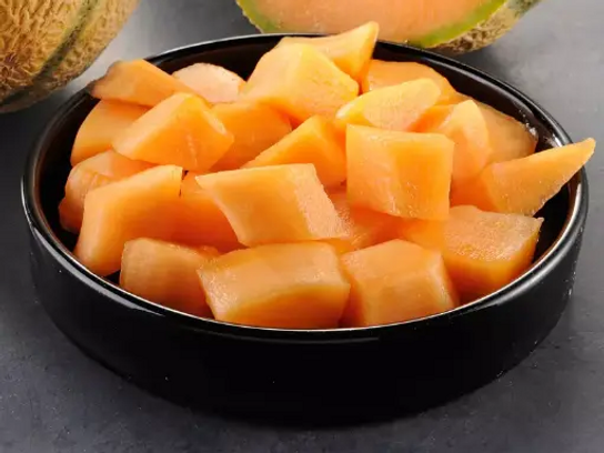 Melon découpée