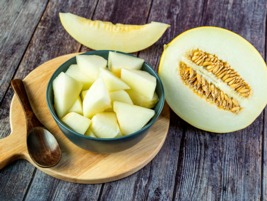 Melon jaune decoupée