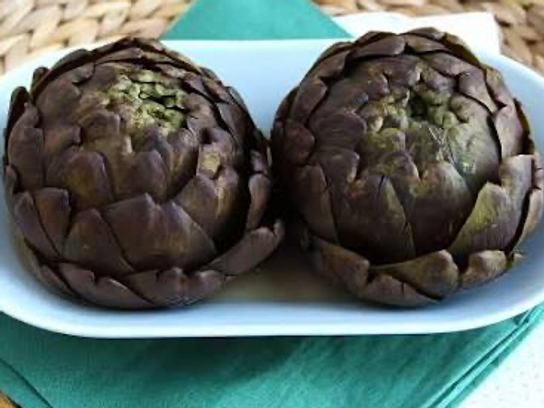 Artichaut Violet cuit a la cocotte Piece