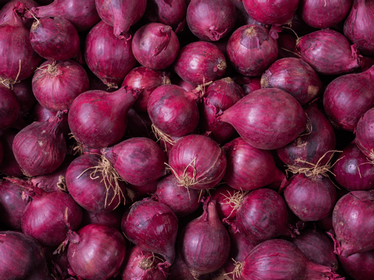 Oignons rouges