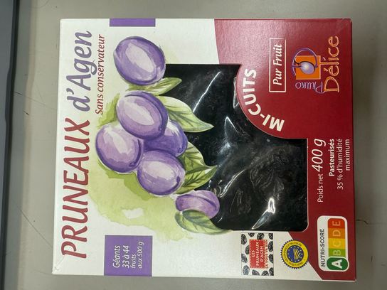 Pruneaux noyautes