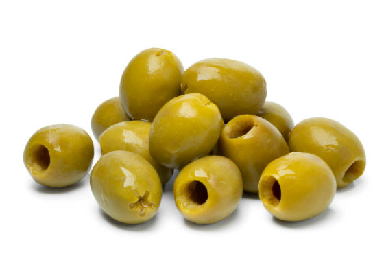 Olives vertes dénoyautées