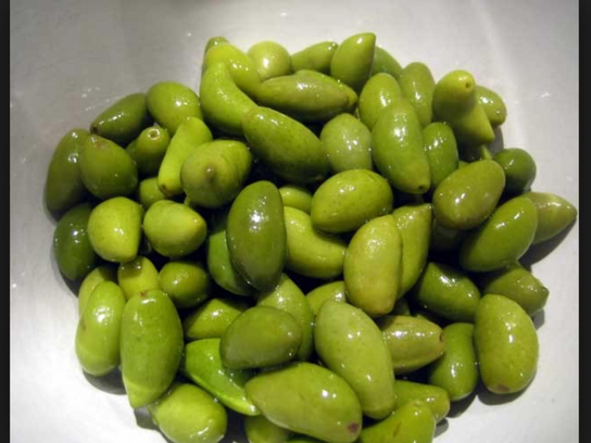 Olives lucques vertes