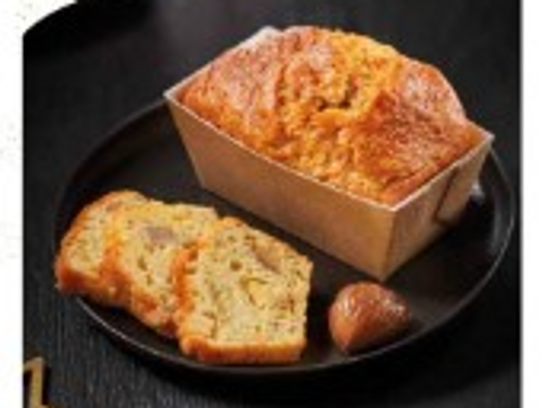 Cake chapon, cèpes et marron