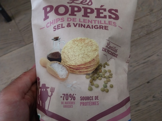 Chips de lentilles sel vinaigre