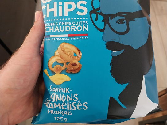 Chips oignons caramélisés