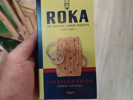 Roka parmesan - cheddar oignon