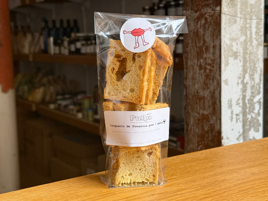 Croquants de facaccia pour l’apéro