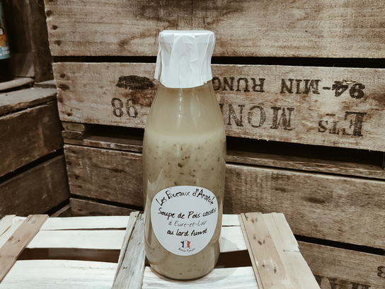 Soupe de Pois cassé d'Eure-et-Loir au lard fumé