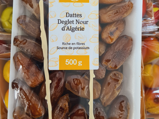 Dattes deglet nour 500 gr