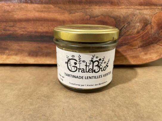 Tartinade de lentilles vertes BIO