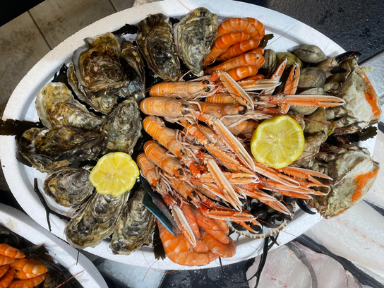 Assortiment de fruits de mer