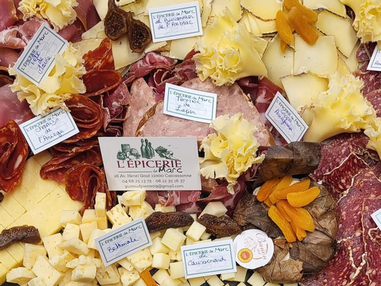 Plateau Mix charcuteries et fromages 10 à 12 pers