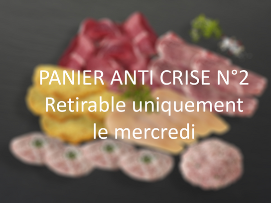 Panier Anti-Crise N°2 "Uniquement retirable le mercredi"