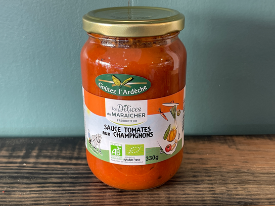 Sauce tomate aux champignons BIO